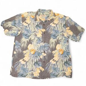 Tommy Bahama Men's Original Fit 100% Silk Hawaiian shirt Sz Large